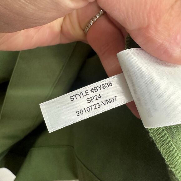 J. Crew Women’s Olive Green Gamine Shirt Dress in Stretch Twill - Picture 8 of 11